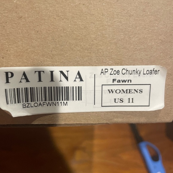 Women’s Rust Brown Suede Loafers by Patina - Picture 4 of 8